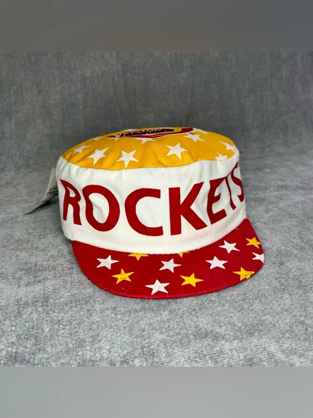 Kids NBA Houston Rockets Bucket‎ Stretch Hat 1990’s Vintage